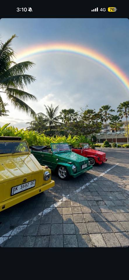 Tayland'da klasik jeepler