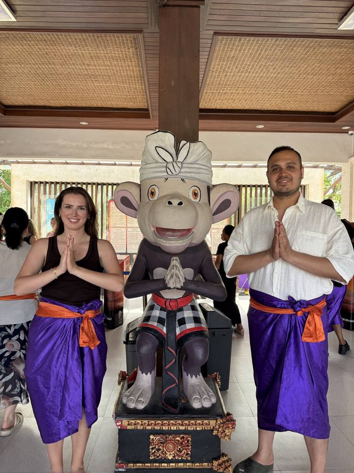 Bali'de geleneksel karşılama